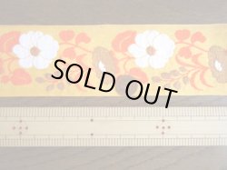 画像2: 【98cm】レトロなオレンジの花チロル