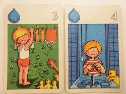 画像3: 【４枚組】旧東ドイツ時代のカード（しずく＆金髪の男の子）