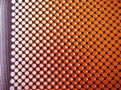 画像4: 70's★オレンジ〜ブラウン系、ラインとドット