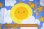 画像2: 70's◆にっこり太陽？と雲と星のピローケース (2)