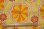 画像2: 70's◆明るい黄色×オレンジの花（１ｍカット） (2)