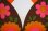 画像3: これぞ70's!!! な、可愛い花模様の大きなクロス (3)