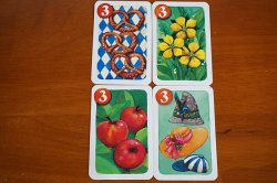 画像1: 【４枚組】旧東ドイツ時代のカード（３の数）
