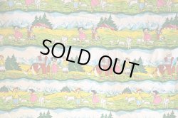 画像5: ドイツ70年代★アルプスの少女ハイジ生地B大きめはぎれ