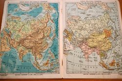 画像4: ブダペスト土産の古い世界地図ブックレット