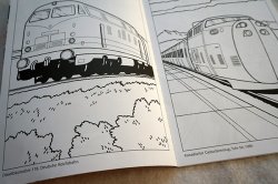 画像5: 【未使用品】DBミュージアム◆鉄道の塗り絵