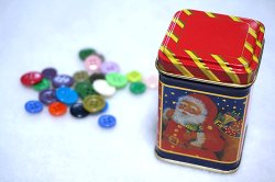 画像3: 【未使用品】メリークリスマス★サンタのティン缶