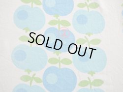 画像6: 70's●爽やかカラーの縦列リンゴ（はぎれ大）