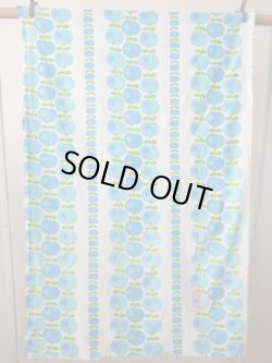 画像4: 70's●爽やかカラーの縦列リンゴ（はぎれ大）