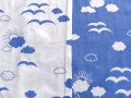 青い鳥、白い鳥。2色はぎれセット
