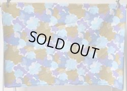 画像3: 70's●ふわふわ花雲と刺し子風ファブリック