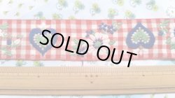 画像2: 【82cm】ギンガムチェックに花とハートのチロル