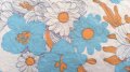 ドイツビンテージ★さわやか花柄クッションカバー