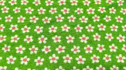 画像2: ドイツ70's★可愛い小花のファブリック（タオル地）はぎれ大