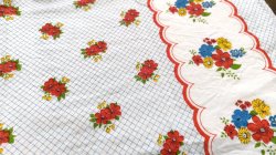 画像1: DDR★ロマンチックな花柄（はぎれ）