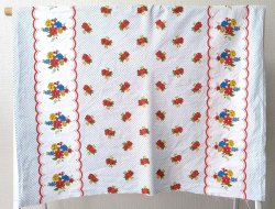 画像2: DDR★ロマンチックな花柄（はぎれ）