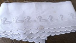 画像4: 【188cm】ドイツビンテージ◆並んだ鳥のレース