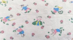 画像1: 70's◆キレイな色合いのマックス＆モーリッツ（はぎれ）