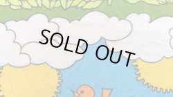 画像4: ドイツ70's◆農夫とカラフルな風景の生地（訳ありはぎれ）