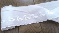 画像1: 【188cm】ドイツビンテージ◆並んだ鳥のレース