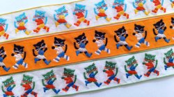 画像1: 【約233cm分】長靴を履いた猫のカップル★チロル（3色セット）