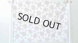 画像3: ドイツビンテージファブリック★ピンク〜紫系フラワー（はぎれ）