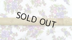 画像2: ドイツビンテージファブリック★ピンク〜紫系フラワー（はぎれ）