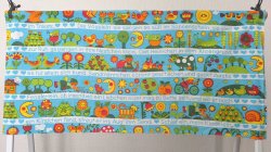 画像6: 【グラジエラ】定番★子供柄の可愛いファブリック（水色地）はぎれ