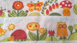 画像5: 【グラジエラ】ドイツ語歌詞入りイラストファブリック（白地）