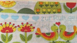 画像8: 【グラジエラ】ドイツ語歌詞入りイラストファブリック（白地）