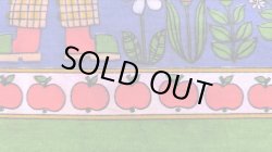 画像5: 未使用アウトレット◆ドイツ70'sリンゴと花と農夫