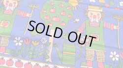 画像1: 未使用アウトレット◆ドイツ70'sリンゴと花と農夫