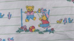 画像2: DDR★鉄棒で遊ぶ、小さなテディベア〜ズ（はぎれ）