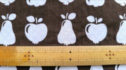 画像2: ドイツビンテージ★リンゴと洋梨のカフェマット