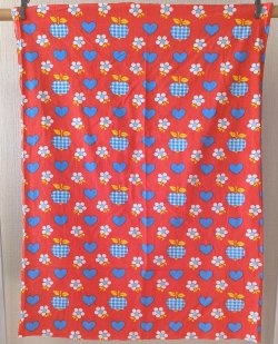 画像4: 70's リンゴ・ハート・お花（はぎれ）