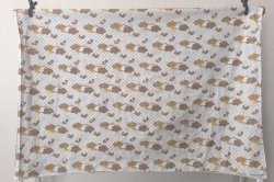 画像4: ドイツ70年代★ラヴリ〜な鳥＆雲（はぎれ）