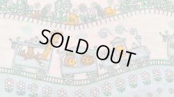 画像2: アニマル★ワンダーランド（水色）はぎれ