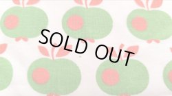 画像3: 70's★赤いほっぺの緑りんご（はぎれ）