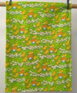 画像4: ドイツ★ひよこ×きのこ×花の可愛いファブリック