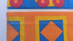 画像5: ドイツ70's★可愛いモチーフのファブリックパネル風はぎれ