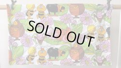 画像3: ドイツビンテージ◆みつばちマーヤ（白地はぎれ）