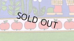 画像2: 未使用アウトレット◆ドイツ70'sリンゴと花と農夫