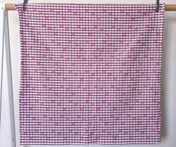 画像5: 小さな小さなリンゴ生地（くすんだワイン色）はぎれ