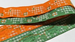 画像1: 【43+44cm】ギンガムぞうチロル（2色セット）