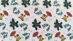 画像1: ドイツビンテージ★クリスマスきのこ（はぎれ）
