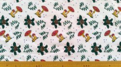 画像2: ドイツビンテージ★クリスマスきのこ（はぎれ）