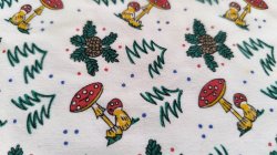 画像3: ドイツビンテージ★クリスマスきのこ（はぎれ）