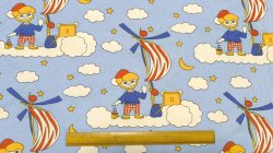 画像2: 男の子にもオススメ☆空色ザントマン（はぎれ）