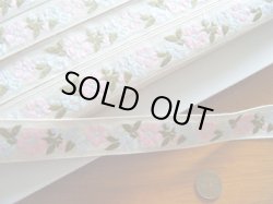 画像1: SALE☆水色とピンクのお花
