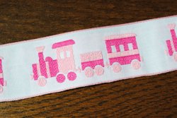 画像1: ピンクの機関車